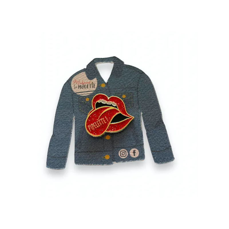 Pin's Pipelette - Madame La Mouette - Achat en ligne - Jaines