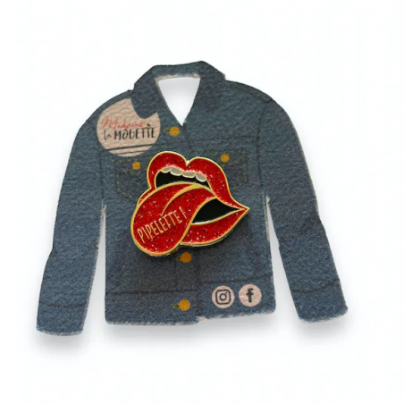 Pin's Pipelette - Madame La Mouette - Achat en ligne - Jaines