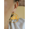 Boucles D'Oreilles Créoles Chats - Hirondelle Bijoux - Achat en ligne - Jaines