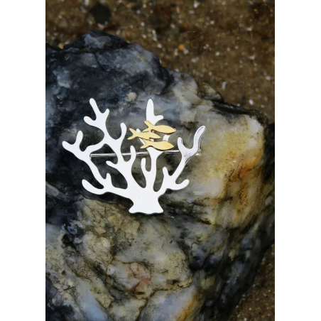 Broche Corail - Hirondelle Bijoux - Achat en ligne - Jaines