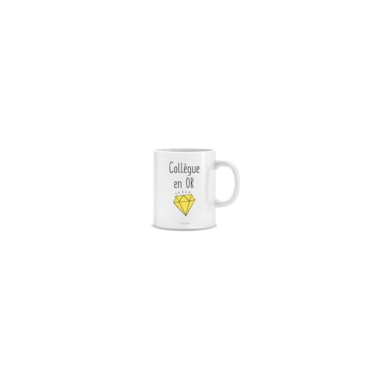 Mug collègue en or- Les Cornichons