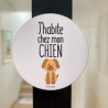 Magnet j'habite chez mon chien - Les Cornichons - Achat en ligne - Jaines