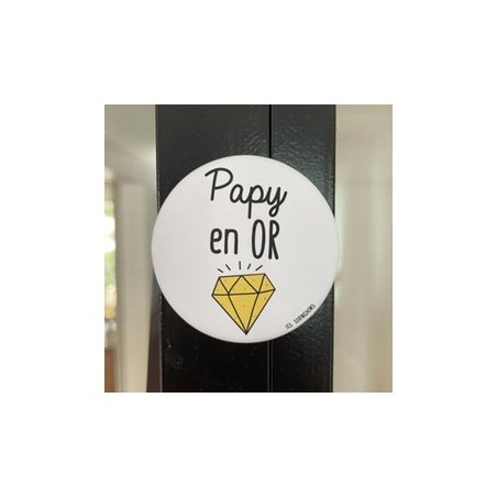 Magnet décapsuleur Papy en Or - Les Cornichons - Achat en ligne - Jaines