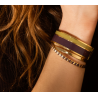 Vaporetto Figue/vert- bangle up