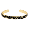 Jonc TINA Noir - bangle up