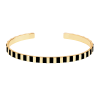 Jonc INES Noir - bangle up