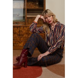 Pantalon Blue Lisa Pandora Check - King Louie