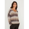 Pull  Taupe DP216 - Diplodocus