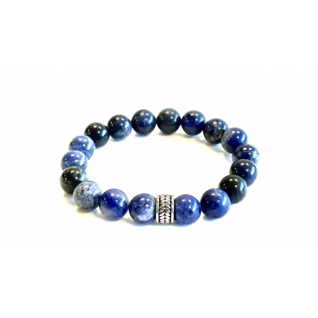 Bracelet Sodalite Bleu - Jaïnès & Co - Achat en ligne - Jaïnès