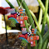 Boucles d'oreille Puzzle - Liz Créations - Achat en ligne - Jaines