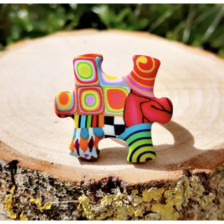 Bague Puzzle - Liz Créations - Achat en ligne - Jaines