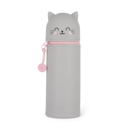 Trousse en Silicone Souple 2-en-1 Chat - Kawaii Legami - Achat en ligne - Jaines
