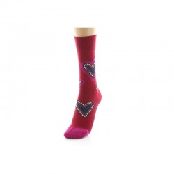 Chaussettes Coeur Rouge BAG20F.2 - Berthe Aux Grands Pieds