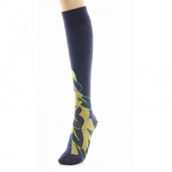 Chaussettes Hautes Feuilles d'or BAGMB20 - Berthe Aux Grands Pieds
