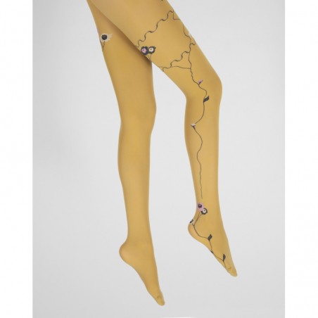 Collants Fins FICFLEUR - Berthe Aux Grands Pieds - Achat en ligne - Jaines