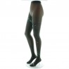 Collants Fins Kaki à Fleurs Vertes et Bleues FICFLEUR - Berthe Aux Grands Pieds
