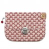 Pochette Eventails rouge- Little-Bird and Co