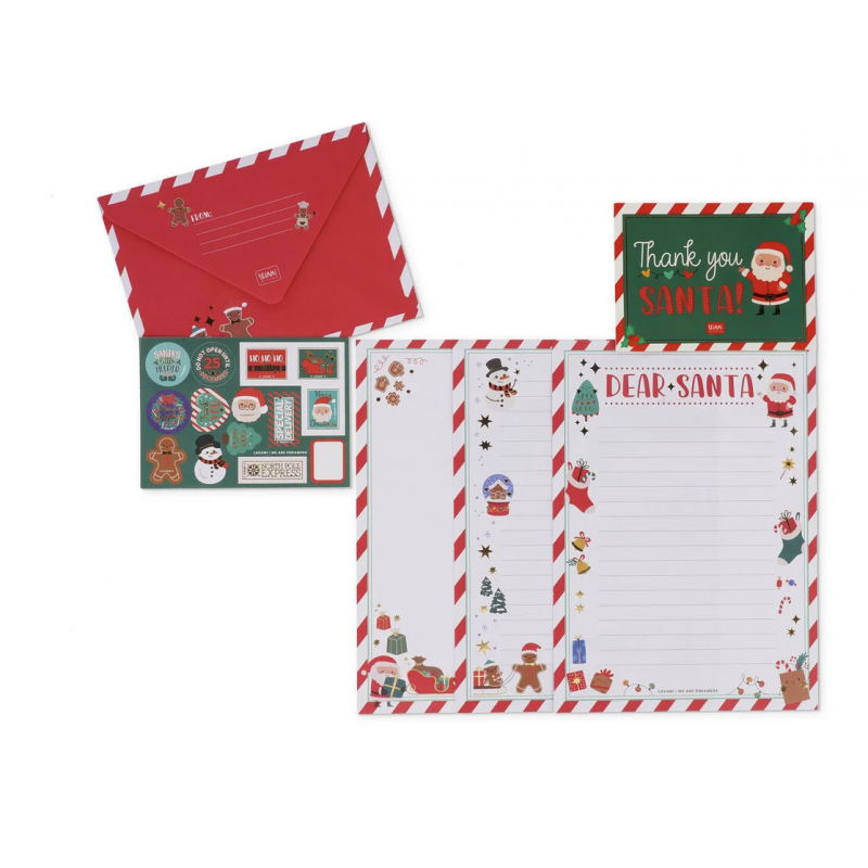 Kit pour Lettre au Père Noël SKL0001 - Legami - Achat en ligne