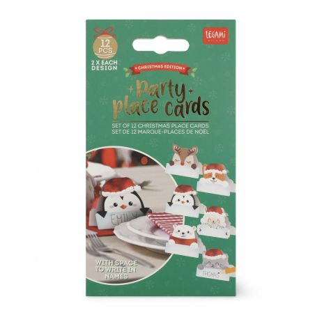 Set de 12 Marque-Places de Noël PLC0001 - Legami - Achat en ligne - Jaines