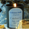 Bougie parfumée Palo Santo et Vétiver - L'Atelier C - Achat en ligne - Jaines