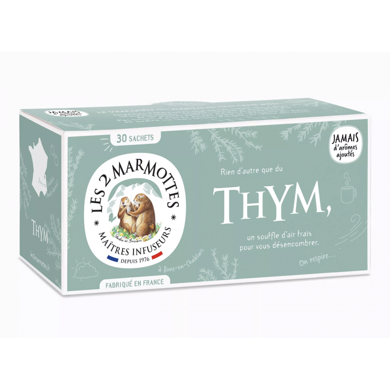 Thym - Les 2 Marmottes - 30 sachets
