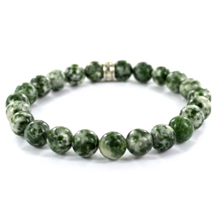 Bracelet en Pierre d'Agathe Verte - Jaïnès & Co - Achat en ligne - Jaïnès