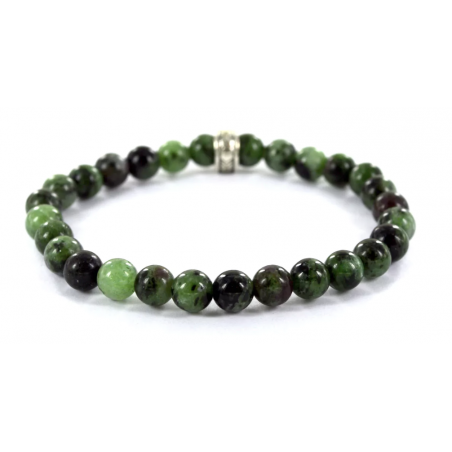 Bracelet en Pierre de Rubis Soizite - Jaïnès & Co - Achat en ligne - Jaïnès
