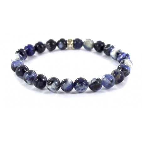 Bracelet en Pierre de Sodalite - Jaïnès & Co - Achat en ligne - Jaïnès