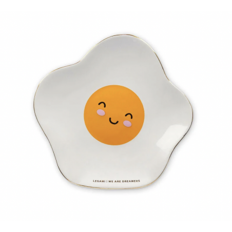 Soucoupe en céramique Egg - Legami - Achat en ligne - Jaines