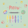 Surligneurs Double Pointe Kitty - Legami