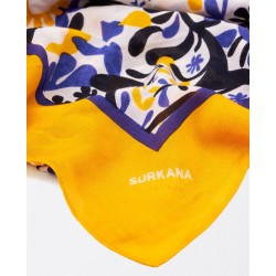 Foulard Bleu VENO222 - Surkana