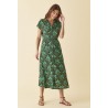 Robe imprimé vert DR219 - Diplodocus