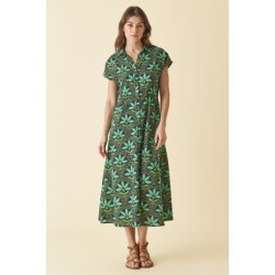 Robe imprimé vert DR219 - Diplodocus