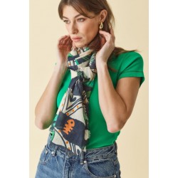 Foulard Noir DFO071 - Diplodocus