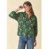 Chemise imprimé vert DCHL154 - Diplodocus