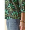 Chemise imprimé vert DCHL154 - Diplodocus