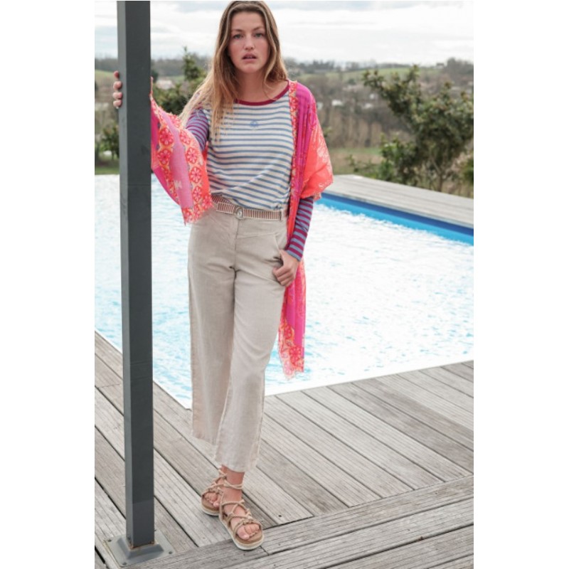 Pantalon 7/8 Beige D7/8050 - Diplodocus