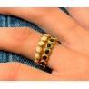 Bague Lumi Blue Ray  - bangle up