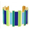 Manchette Inès Multicolore - Blue Ray - bangle up