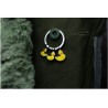 Porte-clés avec 3 breloques CANARD JAUNE- Troika