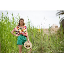Chemise Imprimé Maxi Flower CH180 - Lola Espeleta