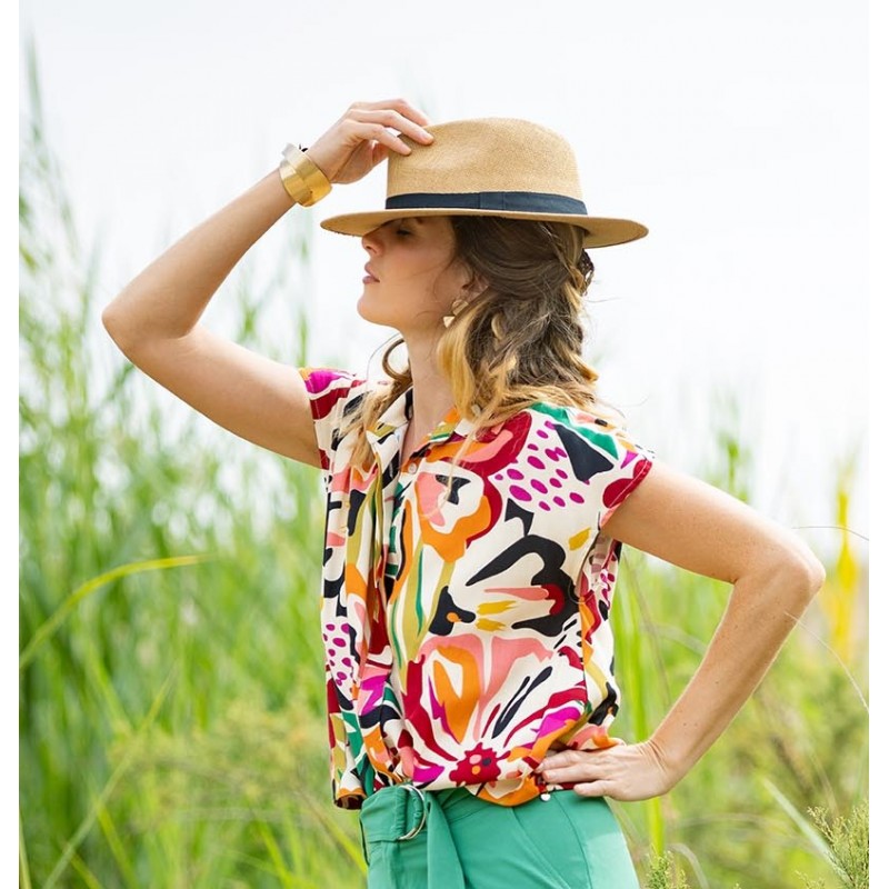 Chemise Imprimé Maxi Flower CH180 - Lola Espeleta