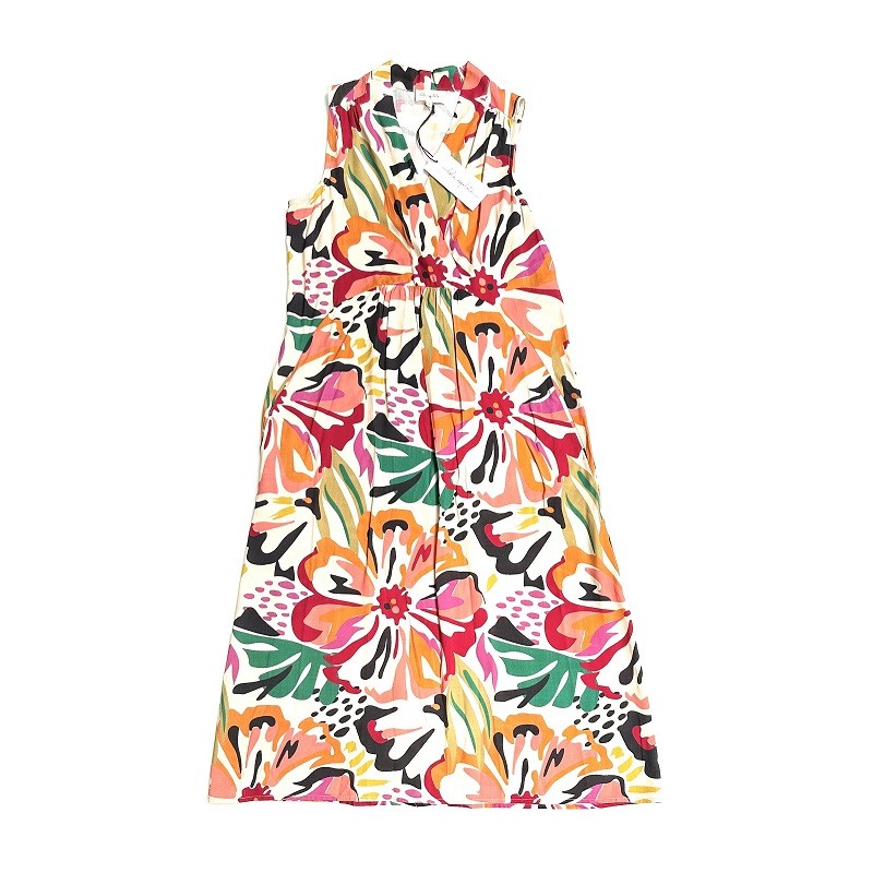 Robe Imprimé Maxi Flower RO181 - Lola Espeleta