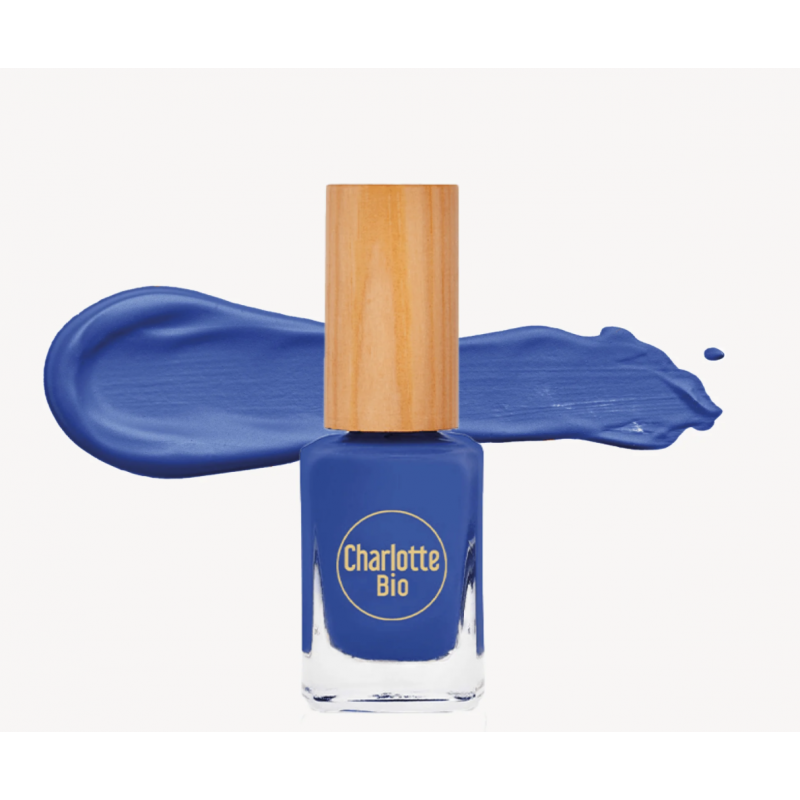 Vernis à ongles Bleu Azur - Charlotte Bio - Achat en ligne - Jaines