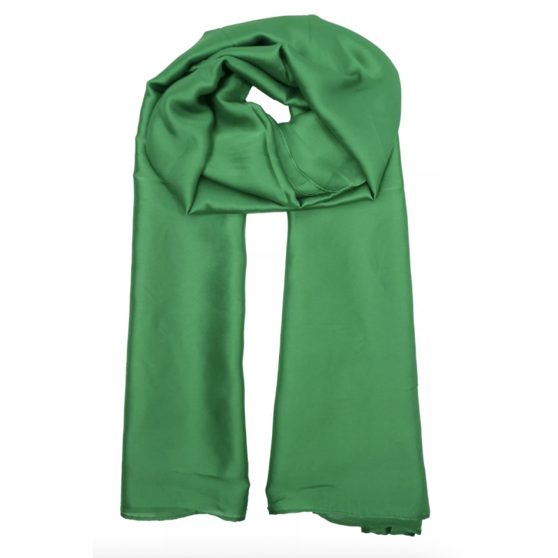 Foulard satin Vert - Jaïnès