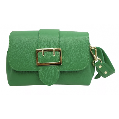 Sac Bandoulière en Cuir Vert - Jaïnès & Co - Achat en ligne - Jaïnès