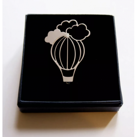 Broche Montgolfière Argentée - Hirondelle Bijoux - Achat en ligne - Jaines