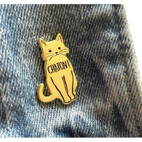 Pin's Chaton - Madame La Mouette - Achat en ligne - Jaines