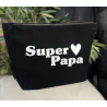 Trousse de toilette Super Papa - Toiles Chics - Achat en ligne - Jaïnès