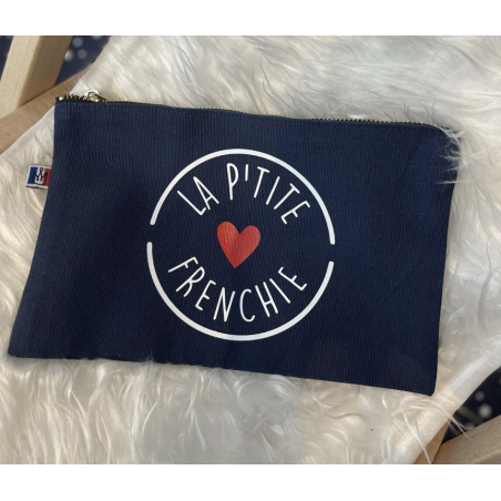 Pochette zippée Frenchie - Toiles Chics - Achat en ligne - Jaines